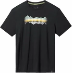 Smartwool Mountain Horizon Graphic Short Sleeve Tee Black S Camiseta Camisa para exteriores