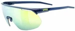 UVEX Pace One Blue Mat/Mirror Yellow Lunettes vélo