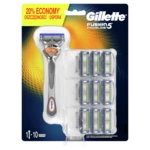 Gillette Fusion Proglide Strojček + 10 hlavíc