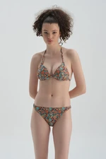 Dagi Tile - Turquoise Triangle Covered Bikini Top