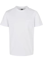 Chlapecké základní kapesní tričko z organické bavlny, 2 balení, černá/bílá