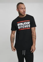 Black Bonjour T-shirt