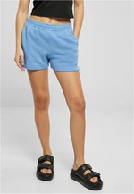 Women's organic terry shorts horizont blue