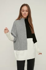 Sweter damski Trendyol Color Block