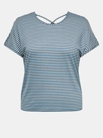 Blue-white striped T-shirt ONLY CARMAKOMA - Women