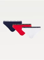 Tommy Hilfiger Set of three women's panties in blue, white and red Tommy Hil - Women