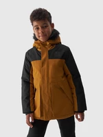 Chlapčenská prechodná bunda s membránou 5000 - hnedá