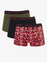 Set of three HUGO Triplet Design men's boxer shorts