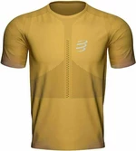 Compressport Racing T-Shirt Honey Gold XL Běžecké tričko s krátkým rukávem