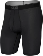 SAXX Quest Long Leg Boxer Brief Black II 2XL Fitness spodní prádlo
