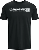 Under Armour Men's UA Camo Chest Stripe Short Sleeve Black/White S Fitness T-Shirt