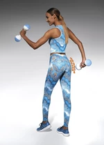 Bas Bleu Legginsy sportowe ENERGY z efektem Super Push-Up i modnym printem