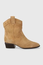 Westernové boty Medicine dámské, béžová barva, na podpatku