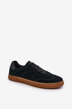 Men's Suede Sneakers Big Star Black