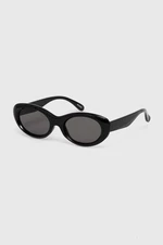 Slnečné okuliare Aldo ONDINEX dámske, čierna farba, ONDINEX.001
