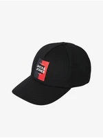 Black Mens Cap Jack & Jones Oscar - Men