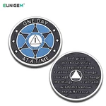 Sobriety Coin Recovery Anniversary Gift For Alcoholics Men Husband Friend Boys Celebrate Recovering Metal Inspirational Tokens