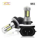 2pcs High Power DRL Lamps 6500K White 30SMD 4014 881 880 H27 LED Replacement Bulbs For Car Fog Lights Daytime Running Lights 12V