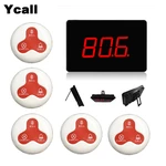 999 Channel RF Wireless Calling System Receiver Display Host Call Button Restaurant Guest Call System