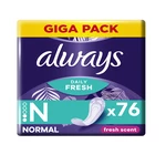 Always Daily Protect Normal Fresh Scent intimky 76 ks