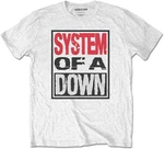 System of a Down Tricou Triple Stack Box Unisex White L
