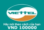 Viettel Mobile 100000 VND Mobile Top-up VN