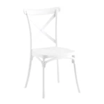 Stohovatelná židle SAVITA Bílá,Stohovatelná židle SAVITA Bílá