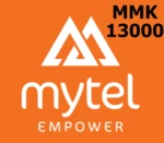 Mytel 13000 MMK Mobile Top-up MM