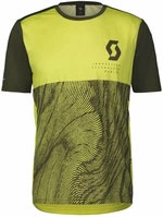 Scott Trail Vertic S/SL Men's Shirt T-Shirt Bitter Yellow/Fir Green M