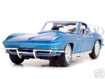 1965 Chevrolet Corvette Blue Metallic 1/18 Diecast Model Car by Maisto
