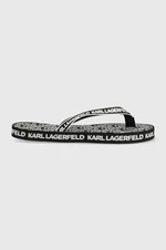Žabky Karl Lagerfeld KOSTA MNS pánské, černá barva, KL71003