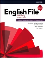 English File Fourth Edition Elementary Student's Book s anglicko-českým slovníčkem a Online Practice