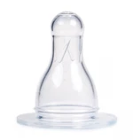 Canpol babies Cumlík na fľašu silikón okrúhly Mini (0m+) 2 ks