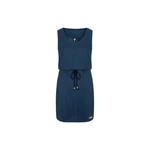 Women's dress LOAP NECLA Dark blue