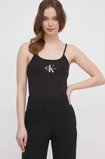 Top Calvin Klein Jeans dámsky,čierna farba,J20J223105