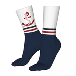 New Nautical Navy Woman Socks 2022 Men Anchor Cycling Sock