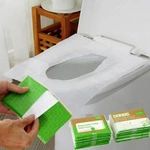 20pcs/lot Disposable Toilet Seat Cover Waterproof Safety Travel/Camping Bathroom Accessiories Mat Portable Essential for Outdoor