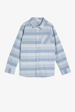 Koton Boy Blue Patterned Shirt