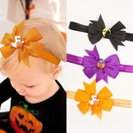 EWODOS Toddler Baby Girls Halloween Headbands Bow Headband Pumpkin/Ghost/Bat Photo Props Hair Accessories Kids Headwear