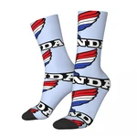 Crazy compression HRC Sign Sock for Men Hip Hop Harajuku Honda Racing Corporation Motorcycle Quality Pattern Boys Sock Novelty