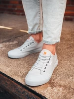 Ombre Men's short sneakers monocolor - gray