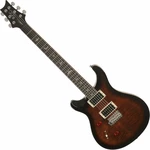 PRS SE Lefty Custom 24 Violin Top Carve Black Gold Sunburst Guitarra electrica