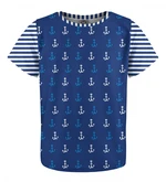 Mr. GUGU & Miss GO Kids's T-shirt KTS-P1632 Navy Blue