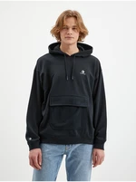 Black Mens Hoodie Converse - Men