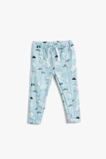 Koton Baby Boy Soft-Textured Polar Bear Printed Jogger Sweatpants