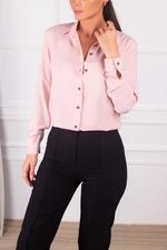 armonika Women's Powder Patterned Long Sleeve Shirt