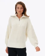 Sveter Rip Curl SEEKER 1/4 ZIP Bone