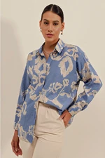 Bigdart 3900 Oversize Basic Long Shirt - V. Indigo