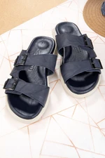Ducavelli Bada Men's Genuine Leather Slippers, Genuine Leather Slippers, Orthopedic Sole Slippers, Lightweight Leather Sweat. Ducavelli Bada Men's Genuine Leather Slippers, Genuine Leather Slippers, Orthopedic Sole Slippers, Lightweight Leather Sweat.
