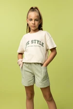 DEFACTO Crop Short Sleeve T-shirt